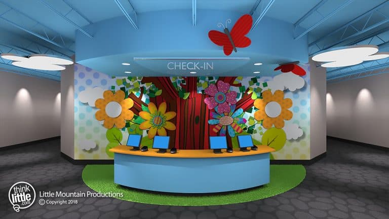 Flower_Tree_Check-in_with_Butterfly_Standoffs